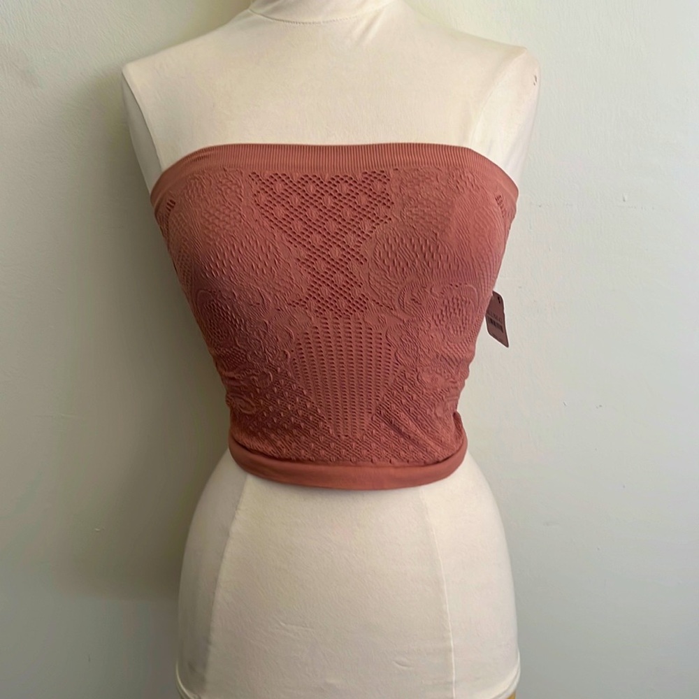 *RARE* NWT Free People Textured Bandeau M/L
